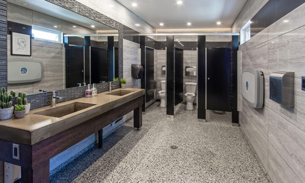 Washroom installation